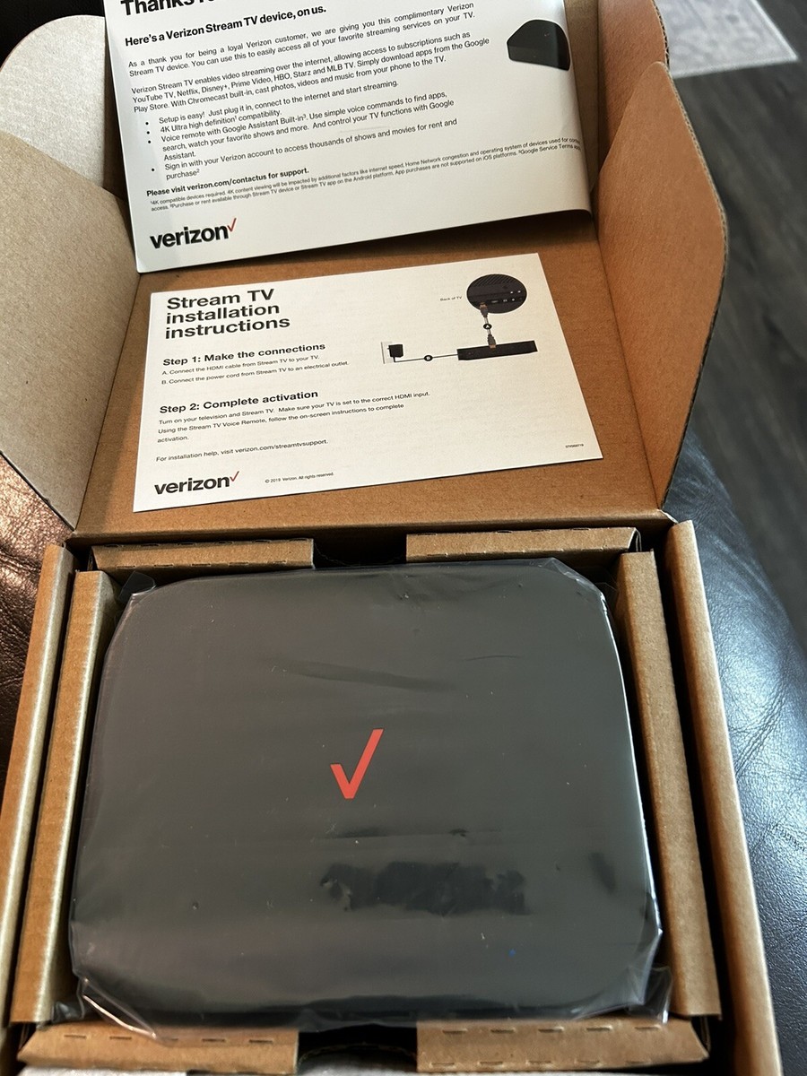Verizon Stream TV - Black - JV8S 44476858475 | eBay