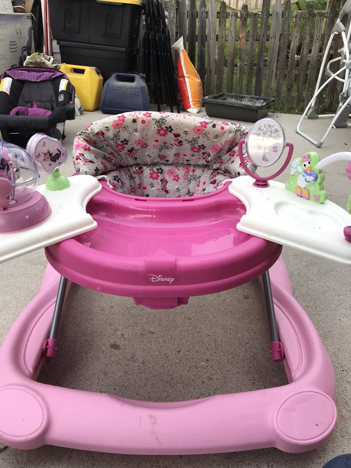 disney baby minnie mouse music & lights walker