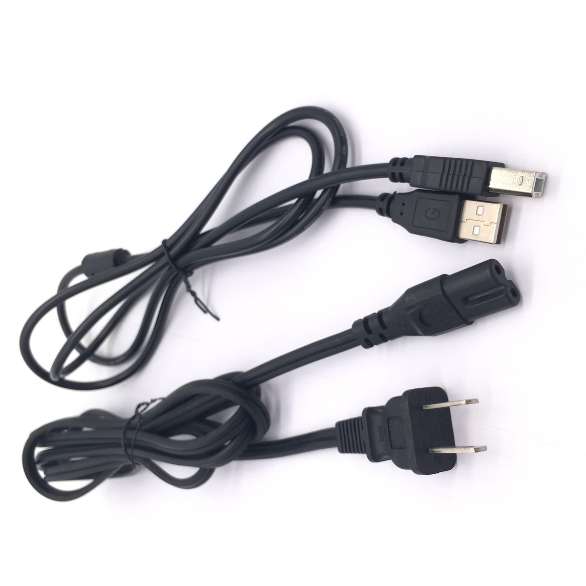 5feet USB Cable+Power Cord for Canon Pixma MG2420 MG3522 MG2924 MG3520  MG2922