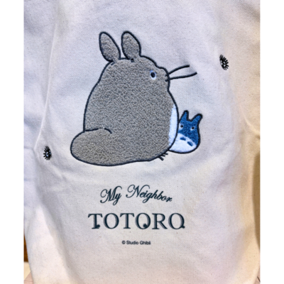 Studio Ghibli Vertical Embroidered Canvas Tote Bag 6pattern