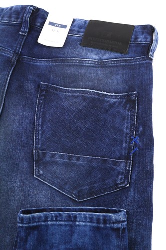 SCOTCH & SODA Tye Men Jeans W32/L34 Slim Carrot Fit Washed Blue Cotton Stretch - Picture 5 of 9