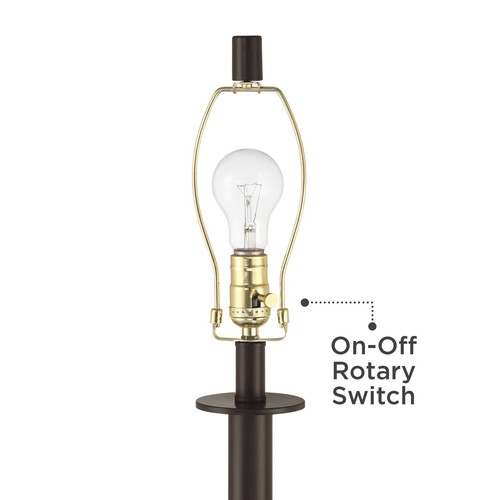 360 Lighting Rockford 26" High Bronze USB Table Lamps Set of 2 - Picture 6 of 10