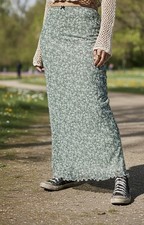 Urban Outfitters Ditsy Floral Mesh Maxi Skirt XS (UK6–8) Preppy