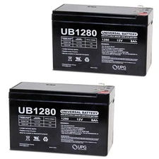 UPG 2 Pack - 12V 8Ah PEG PEREGO SLIM BATTERY REPLACEMENT ***NEW*** 