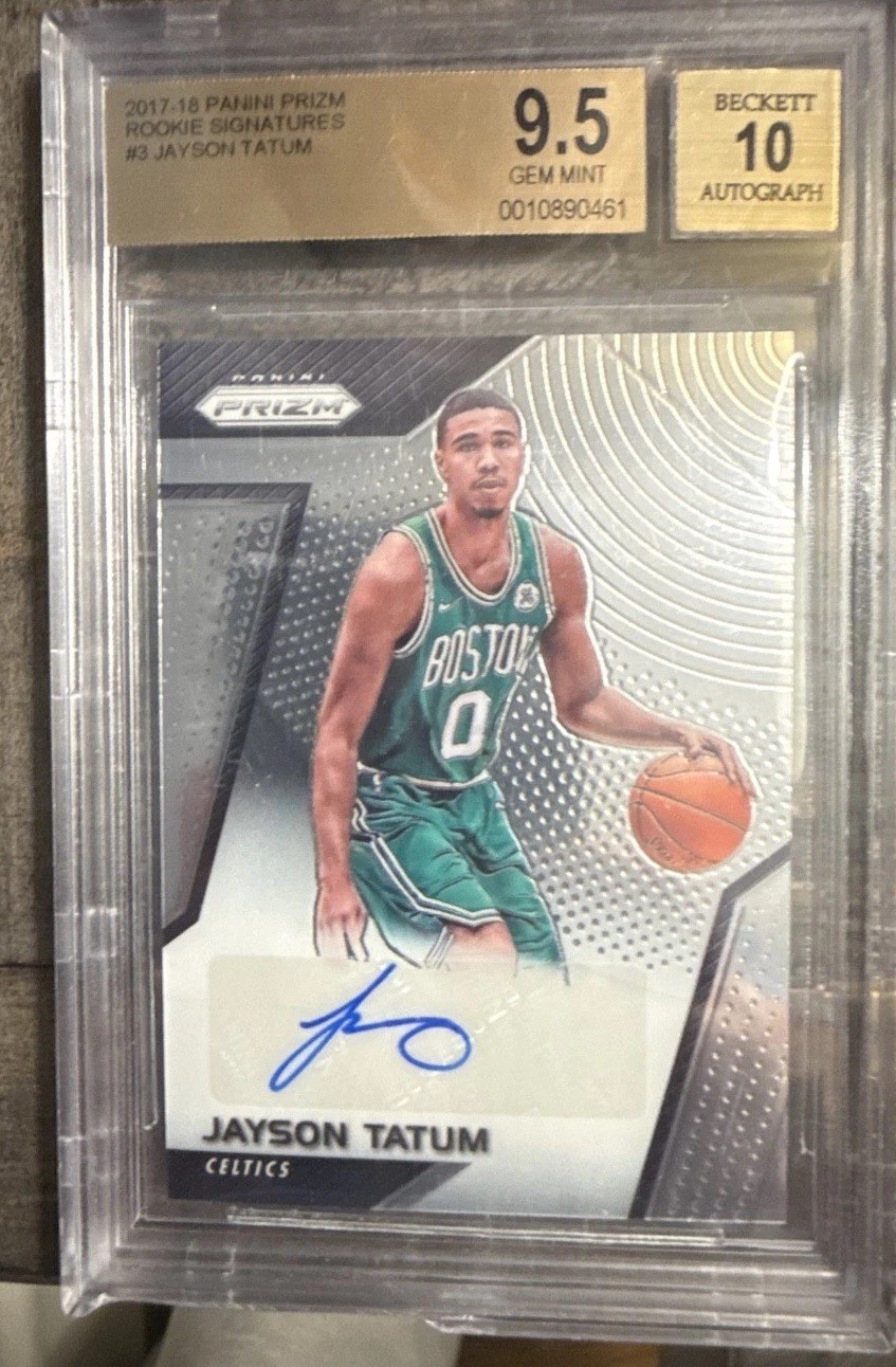 2017-18 Panini Prizm - Rookie Signatures Jayson Tatum #RS-JT (AU, RC)