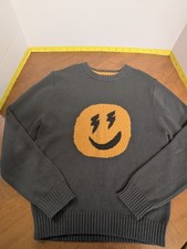 Cat & Jack Gray Sweater with Orange  Face childs size 8