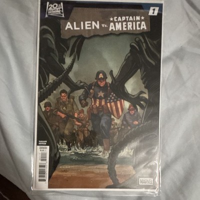Marvel Comics Alien vs. Captain America #1 (2020) Variant Cover Single Issue