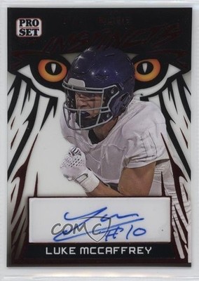 2023 Leaf Pro Set Pure Holographic Red Spectrum 1/2 Luke McCaffrey Auto 16wc