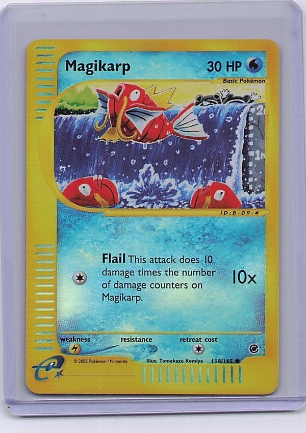 Magikarp 118/165 Expedition Pokemon Reverse Holo Near Mint