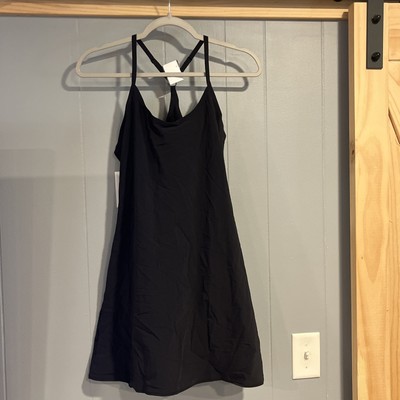 NWT Outdoor Voices Medium The Exercise Dress Shorts Skort Racerback Black NEW