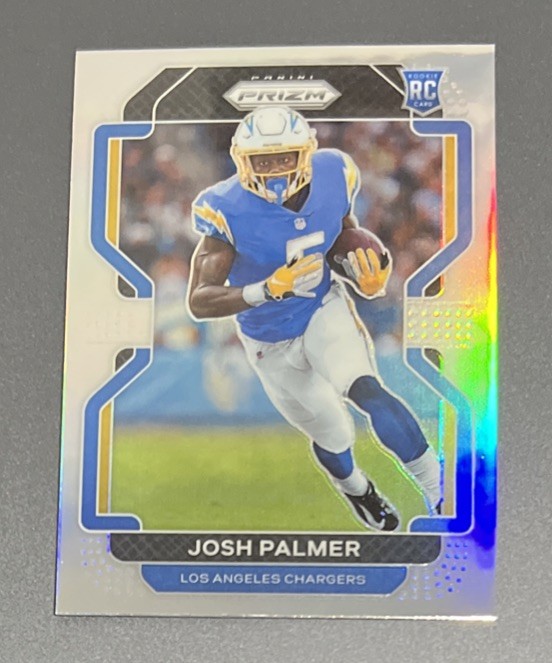 2021 Panini Prizm Rookie Josh Palmer #359 Silver Prizm (RC) Los Angeles Chargers