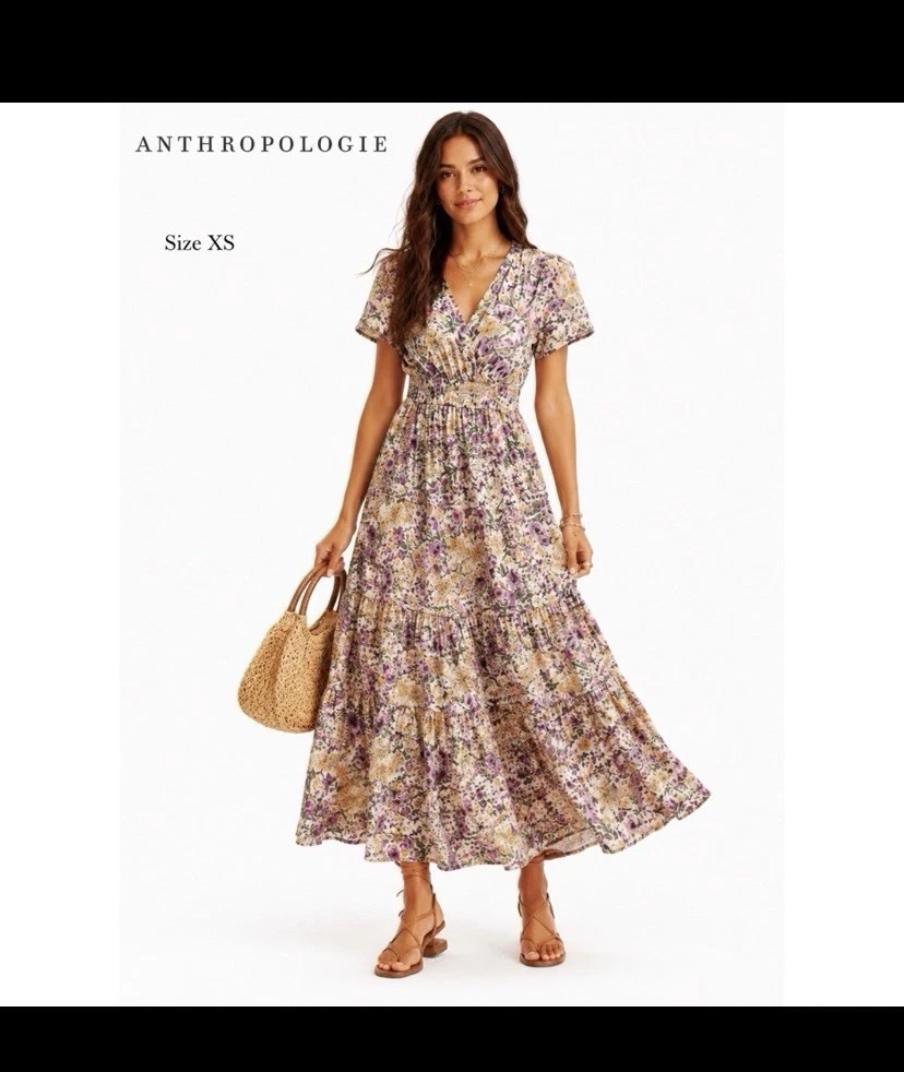 ebay anthropologie maxi dress NWT Anthropologie The Somerset Maxi Dress: Velvet Edition $180 PLUS 1X Black