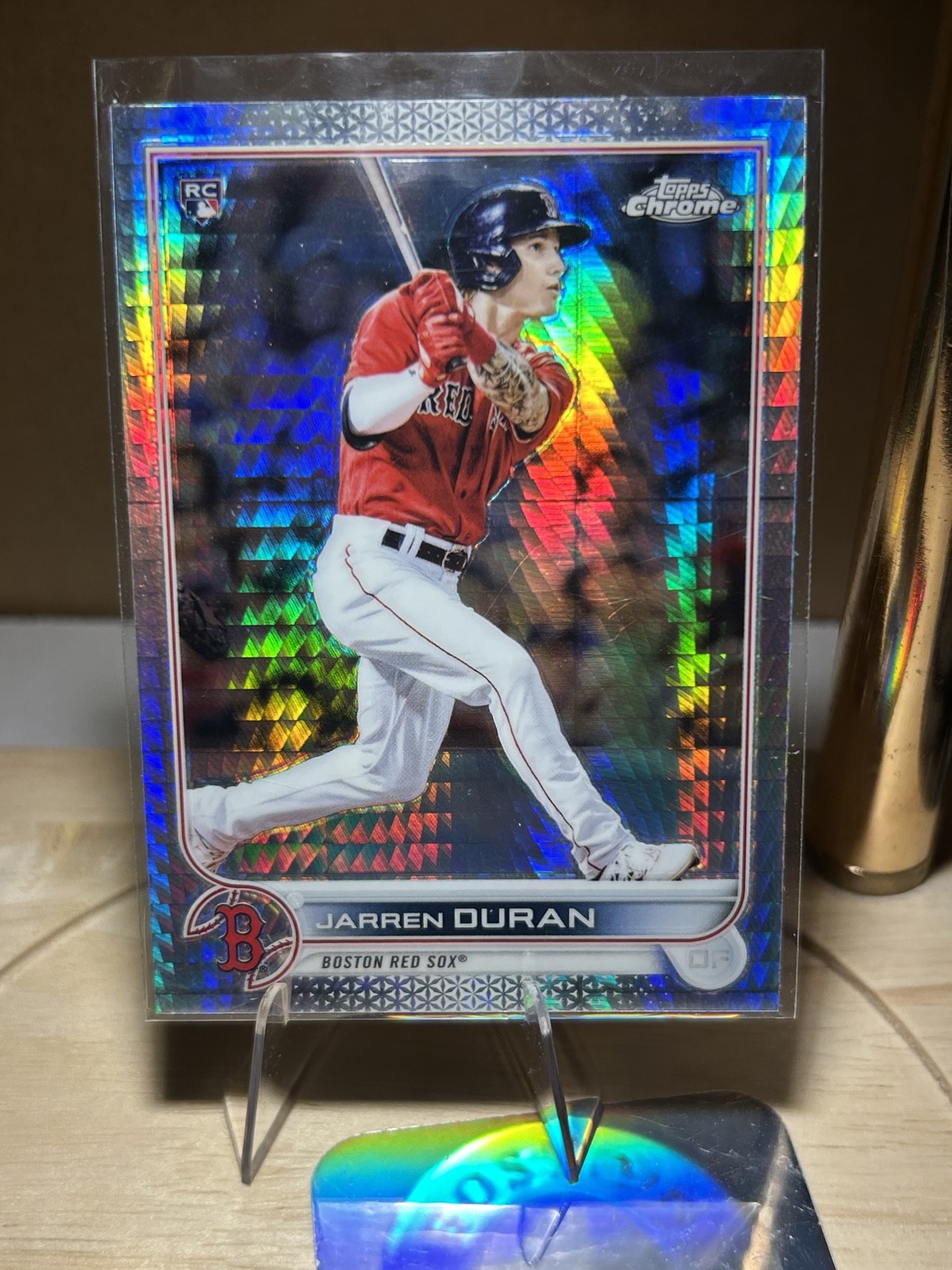 2022 Topps Chrome - Jarren Duran #113 Prism Refractor (RC)