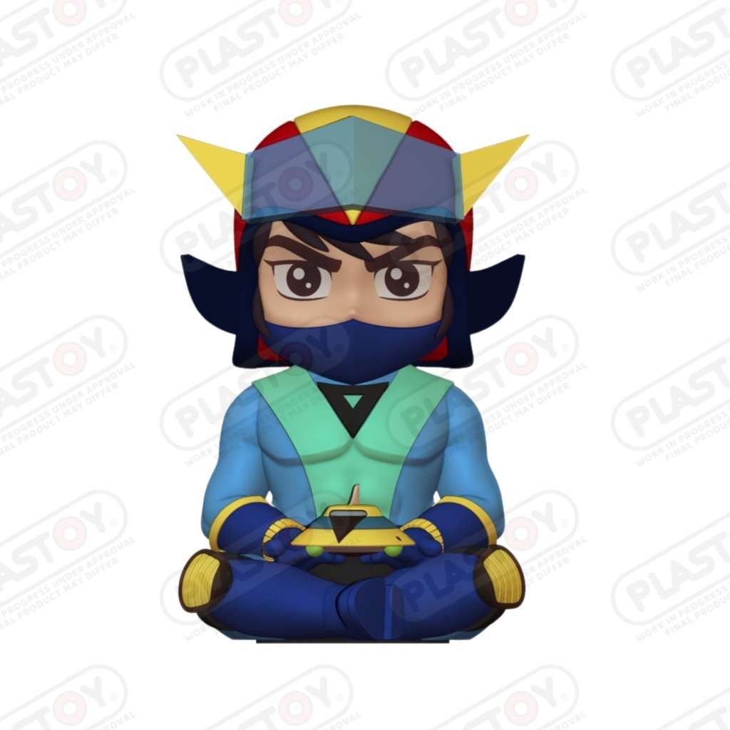 Plastoy UFO Robot Grendizer Koji Kabuto Chibi Money Bank