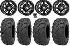 High Lifter Hl3 12" Wheels Black 26" Bear Claw Evo Tires Sportsman Rzr Ranger