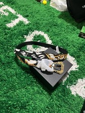 Women's Versace Jeans Couture 1" Cinture Leather Belt on SALE