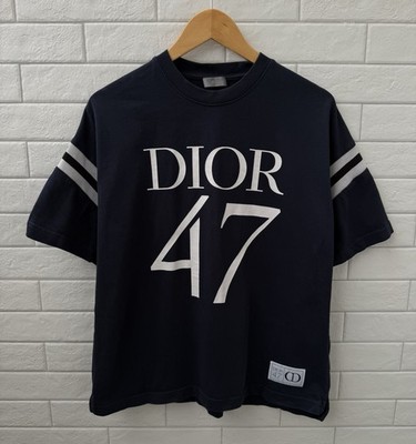 <未使用・激安出品>DIOR ネイビー Tシャツ XXS Dior 47 Oversized Navy Blue T-shirt Size S | eBay