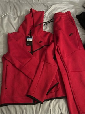 Nike Men's Red Tracksuit Set Jacket & Pants Size M CU4490-657