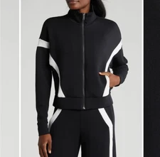 Spanx AirEssentials Striped Track Jacket & Pants Set, Sm, Looks New, Free Ship