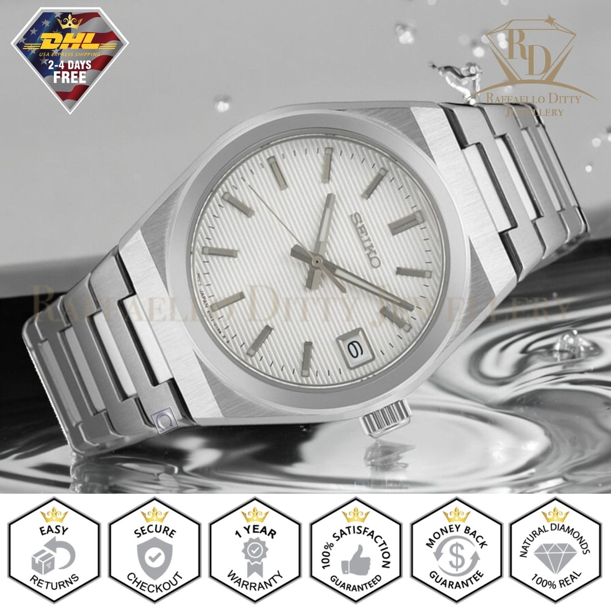 アナログ腕時計 SEIKO | Quartz White Dial Ladies Watch SUR539 Seiko Quartz White Dial Ladies Watch SUR539 4954628248589