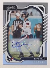 DAVIS MILLS 2022 ABSOLUTE SIGNATURES AUTO #5 HOUSTON TEXANS