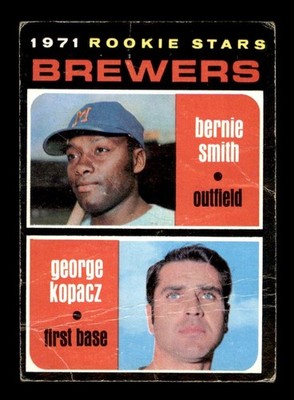 1971 Topps Baseball #204 Rookie Stars Brewers PR *e1