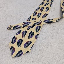 ROBERT TALBOTT MENS TIE Multicolor All Silk Made In Usa 3.25 X 59