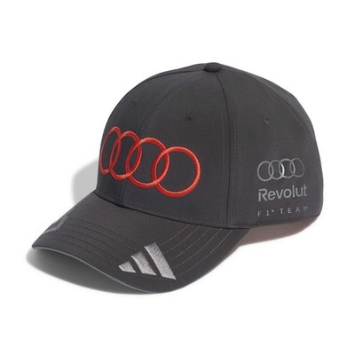 Original Audi Formel 1 Fan Cap Hulkenberg schwarz - grau