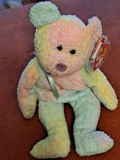 Ty Beanie Babies Groovy the Pastel Rainbow Bear 1999 Retired