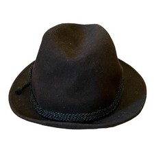 Vintage Child's Brown Hat Beau Chasseur No 1 all Wool Felt 10097 Kids Fedora