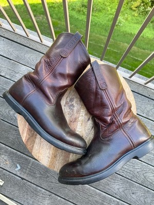 Red Wing Boots 1132 Size 10D Brown Leather Pecos SuperSole - Worn