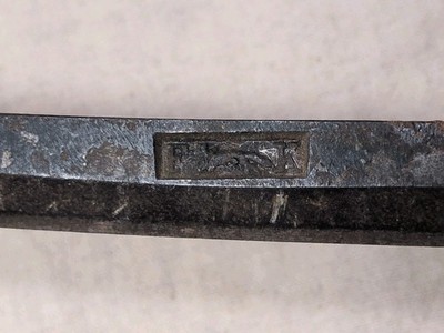 Vintage 9.25'' Drawknife Carpenter Woodworking Old Tool  F fox K makers mark