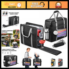 Slushie Machine Carrying Bag - Front-Opening Case with Thick Shoulder Pad, Tripl
