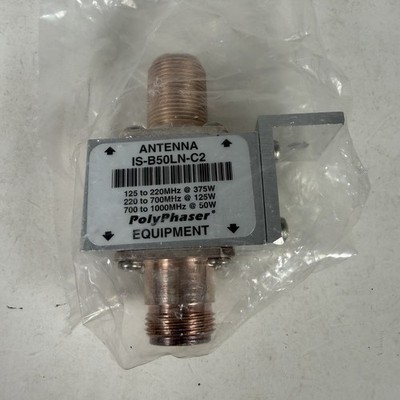 POLYPHASER EQUIPMENT IS-B50LN-C2 / ISB50LNC2 ANTENNA (NEW SEALED)