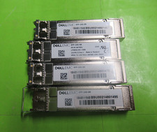 Lot of 4 Dell SFP-10G-SR Transceiver Module 0WTRD1