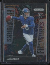 2025 Panini Prizm JAXSON DART #6 RC Rookie Fireworks New York Giants JA120