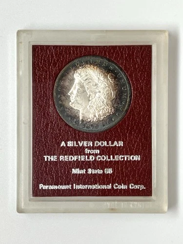 1879 S Morgan Silver Dollar The Redfield Collection With Beautiful Toning