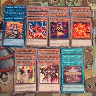 21cd Hiita the Fire Charmer, Ablaze & SR14 Pyro Core with AGOV Recovery Yugioh