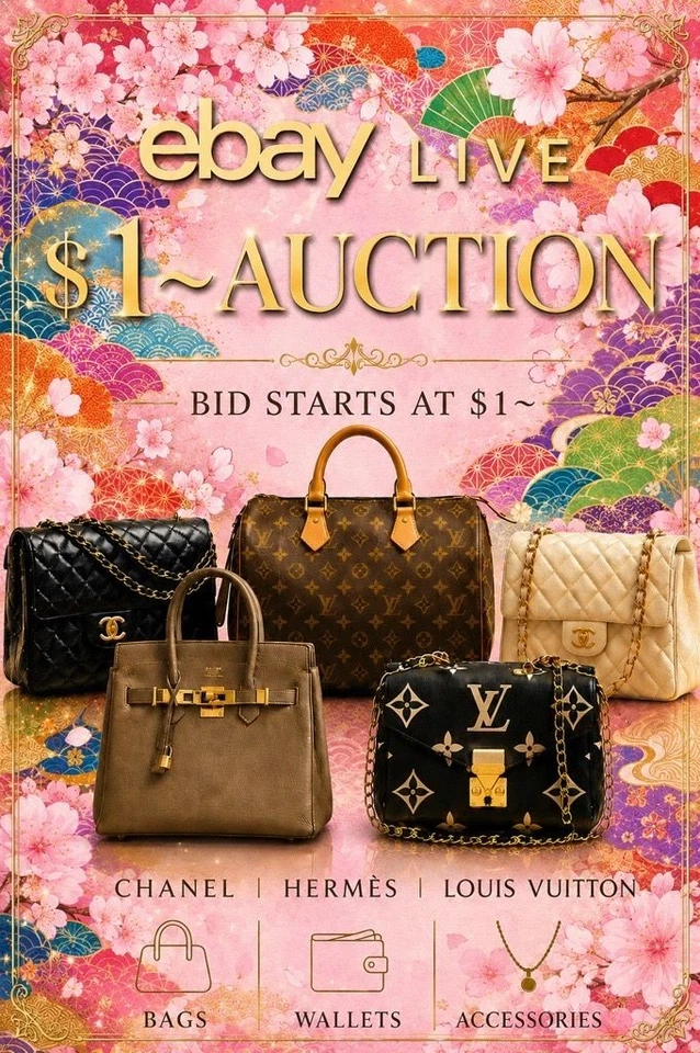 Luxury Bags and SLGs Live Sale