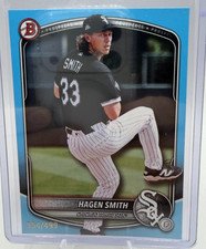 2025 Bowman Draft #BD-167 Hagen Smith Sky Blue Border #/499