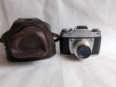 1960s Ihagee EXA IIa 2a 35mm camera Tested working | Include Leather Case/Strap