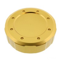 Deckel BremsflüSsigkeit Hi 61Mm Alu Gold, RESR10G FüR Kawasaki ZRX 1200 S 01-04