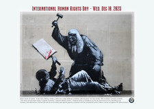 BANKSY - International Human Rights Day 2025  Poster