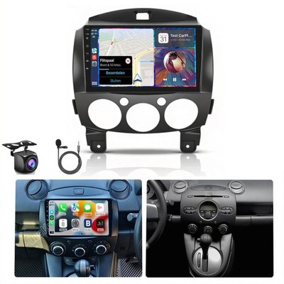 Android 15 Autoradio Für Mazda 2 2007-2014 Carplay Android Auto BT Navi Kamera