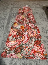 Ann Taylor Loft Sleeveless A Line Dress Women's Size Small Floral Pattern Lined