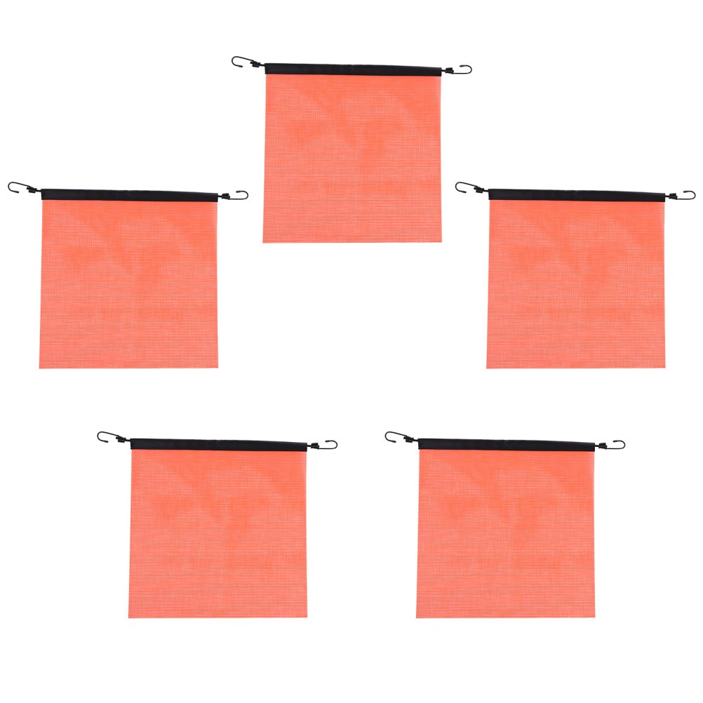 5 Pcs Truck Safety Flag Warning For Car Equipment Transport Highway