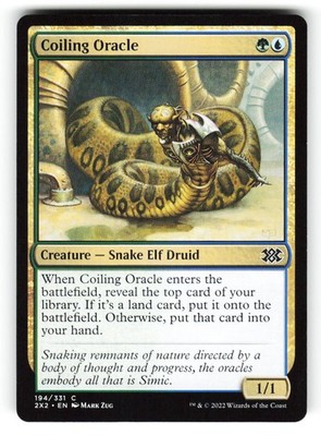 Coiling Oracle #194 (NM) (Non-Foil) (C) (2X2) Magic MTG