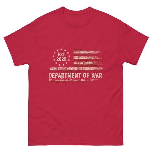 Department of War Established 2025 Re-Established T-Shirt - Picture 7 of 14