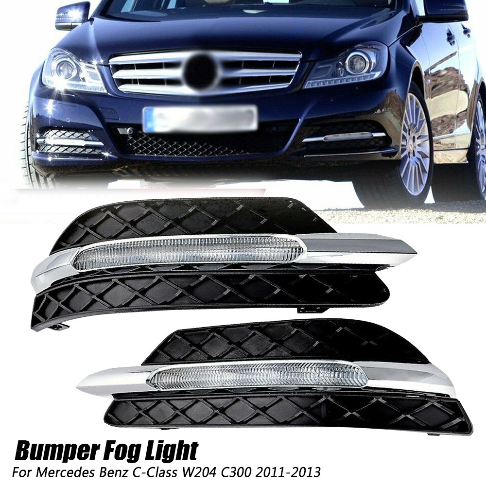 KÜHLERGRILL STERN für Mercedes C-Klasse W204 C300 350 08-14 Glanz