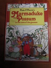 BOOK H/C MARMADUKE THE POSSUM IN THE CAVE OF THE GNOMES 1984 GREAT * MUST SEE *